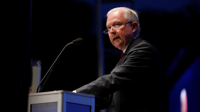 U.S. Attorney General Jeff Sessions delivers remarks at the National Law Enforcement Officers Memorial Fund’s 30th annual candlelight vigil in Washington 