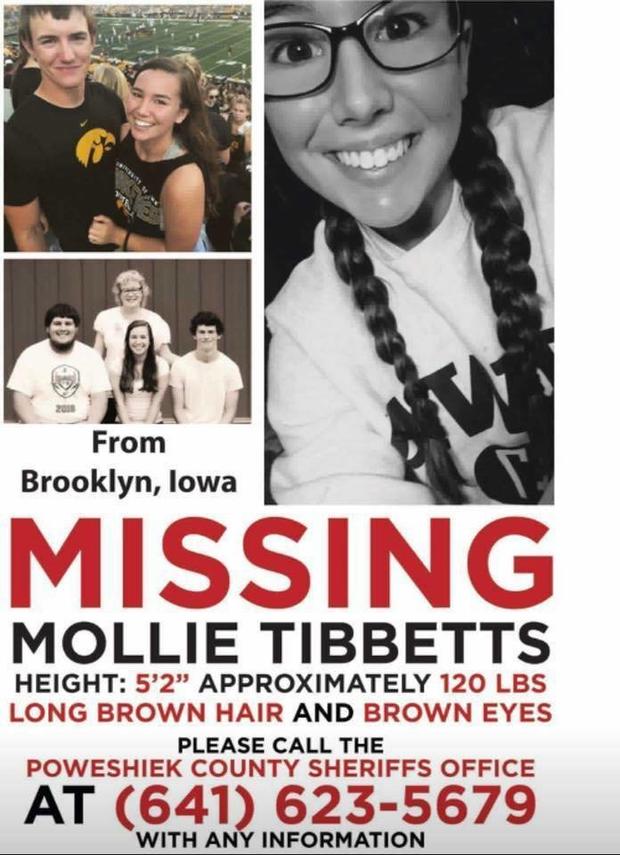 Missing University of Iowa Student Mollie Tibbetts 