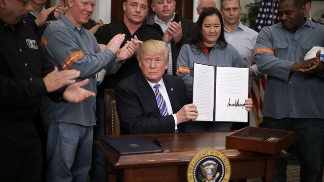 President Trump Signs Section 232 Proclamations On Steel And Aluminum Imports 