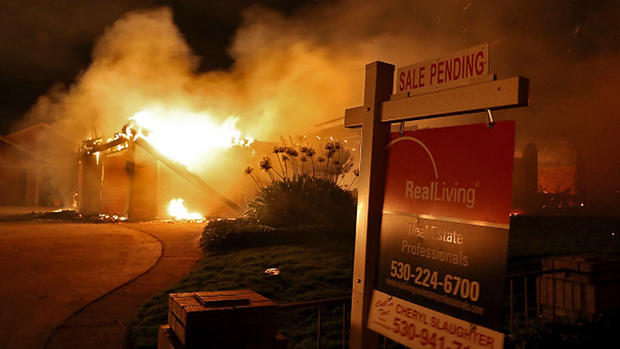 Carr Fire Burns in Redding 