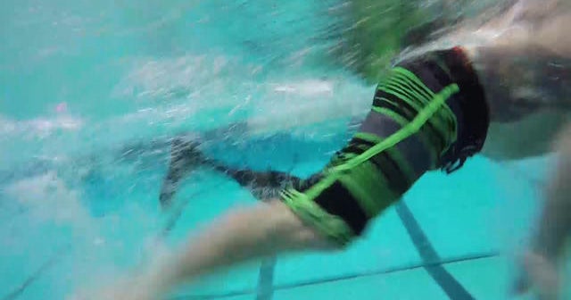 First prosthetic "fin" helps amputees swim again CBS News