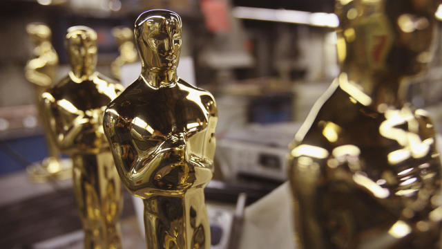 Ocsar Statues Are Made Ahead Of This Year's Academy Awards 