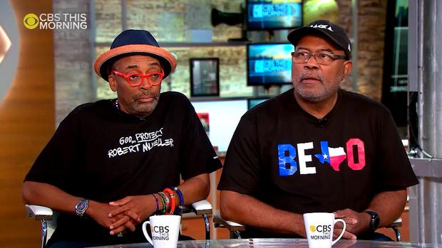 Spike Lee and Ron Stallworth 