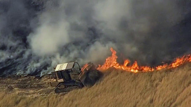 Crews Battle the Nelson Fire Burning Near Fairfield 