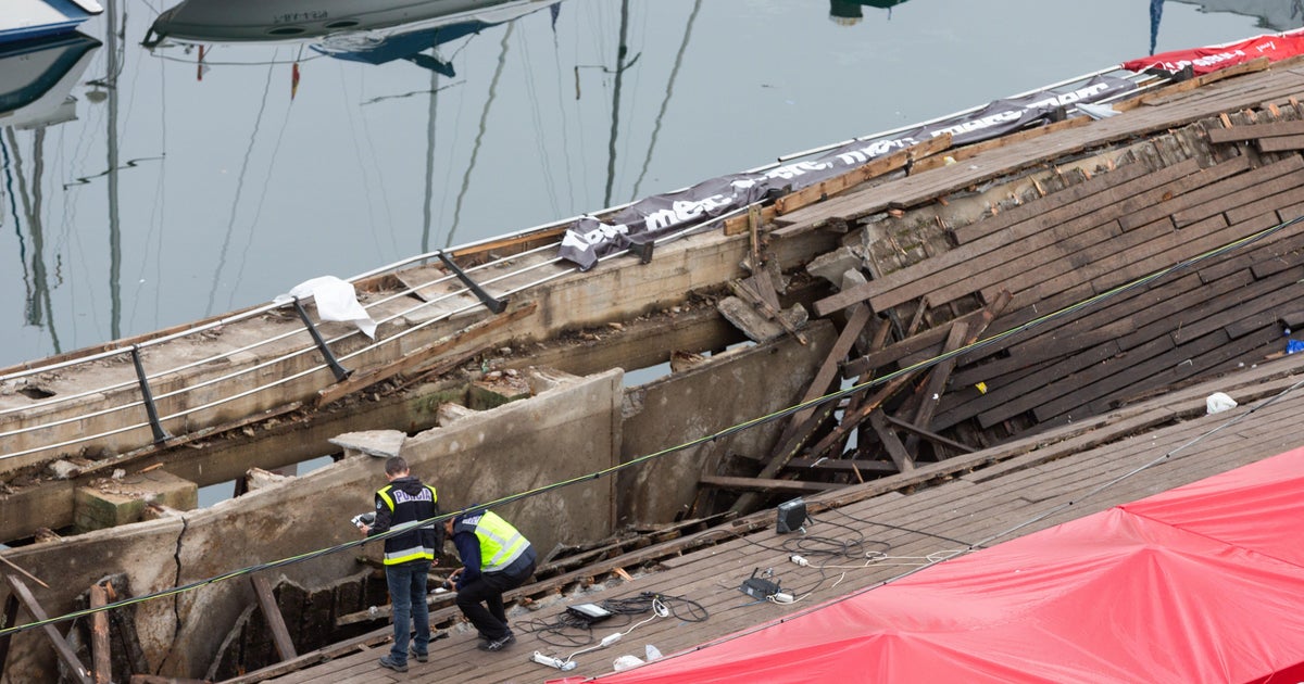 Spain boardwalk collapse in Vigo sends music festival goers sliding ...