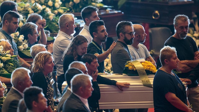 State Funeral Held For 18 Victims Of The Morandi Bridge Collapse In Genoa 