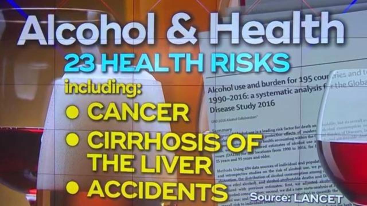 Study finds no amount of alcohol is safe to drink - CBS News