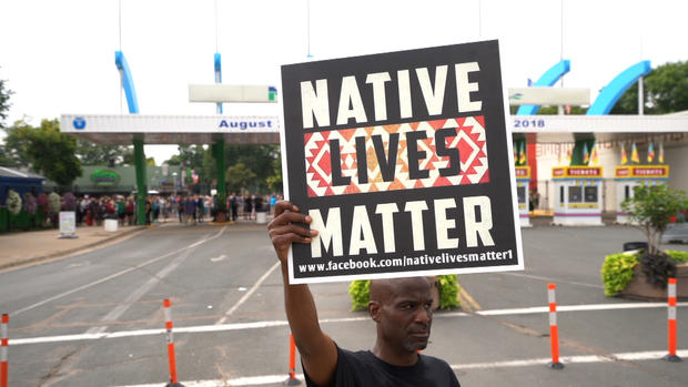 Black Lives Matter Protest Outside The 2018 Minnesota State Fair 