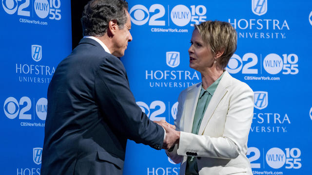 Andrew Cuomo, Cynthia Nixon 