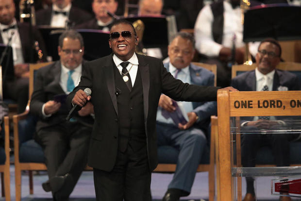 Soul Music Icon Aretha Franklin Honored During Her Funeral By Musicians And Dignitaries 