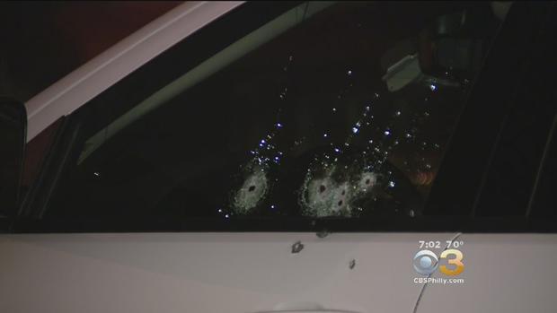 gunshots car window 