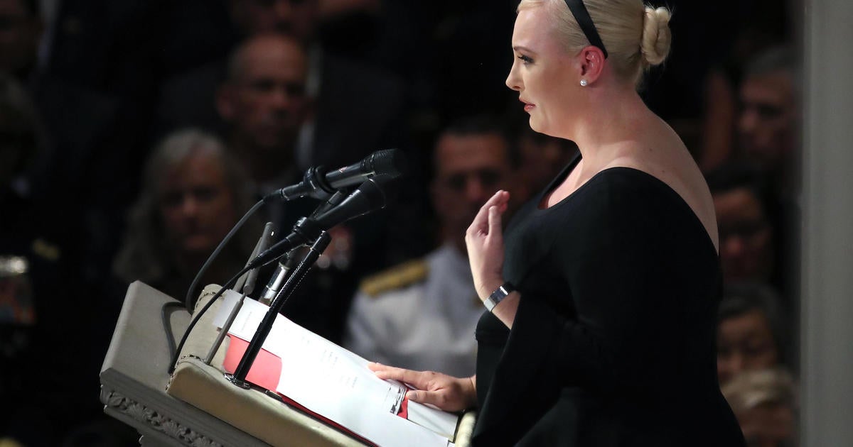 Meghan McCain Eulogy: "America Was Always Great" In Tribute To Her ...