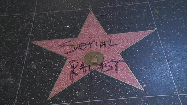 Bill Cosby's star on the Hollywood Walk of Fame is vandalized 