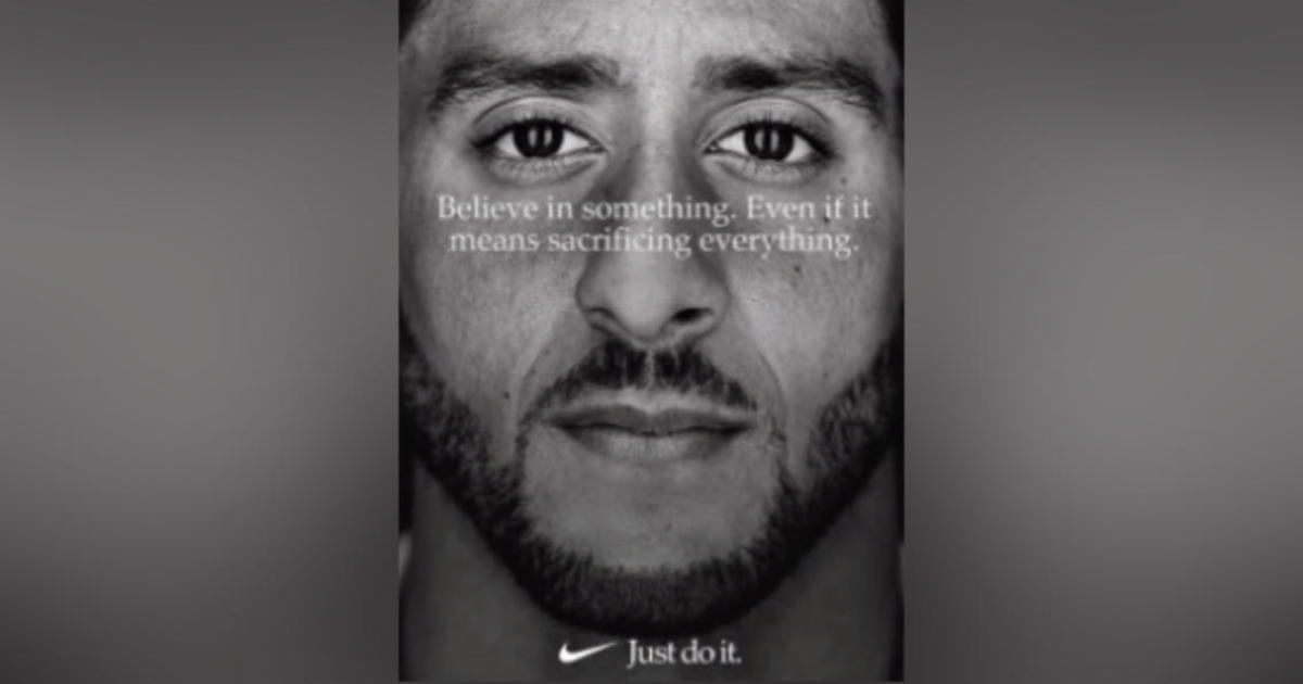 Colin Nike ad featuring former quarterback nominated for an Emmy CBS