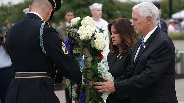 DOD Commemorates 16th Anniversary Of 9/11 Terror Attacks At Pentagon Memorial 