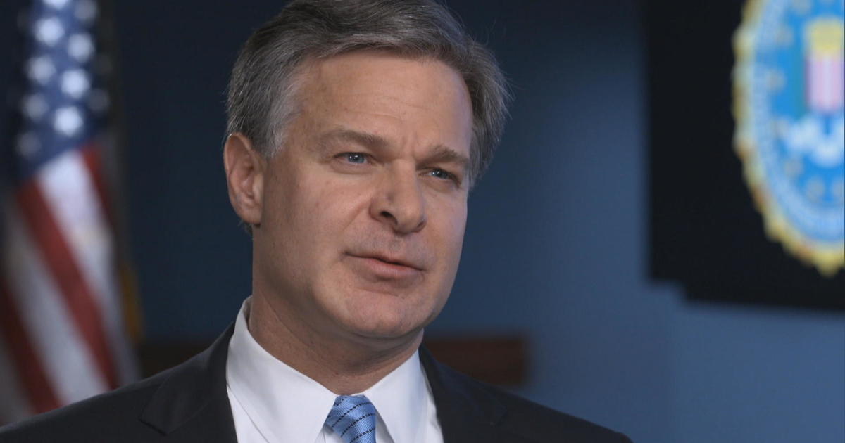 FBI Director Christopher Wray says China is agency's top