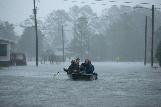 Hurricane Florence Slams Into Coast Of Carolinas 