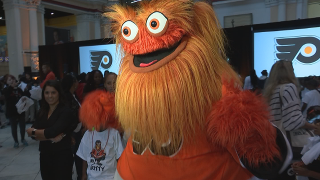 Flyers mascot Gritty is the star of Philadelphia's LGBTQ Pride parade -  Outsports