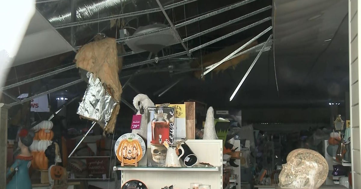 Roof Collapses At San Rafael Store; Storm Pelts North Bay CBS San