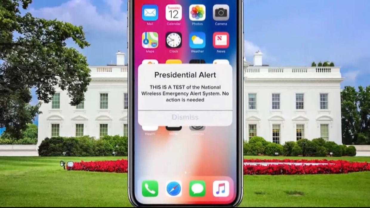 Get Ready For A Test Of The National Presidential Alert System CBS