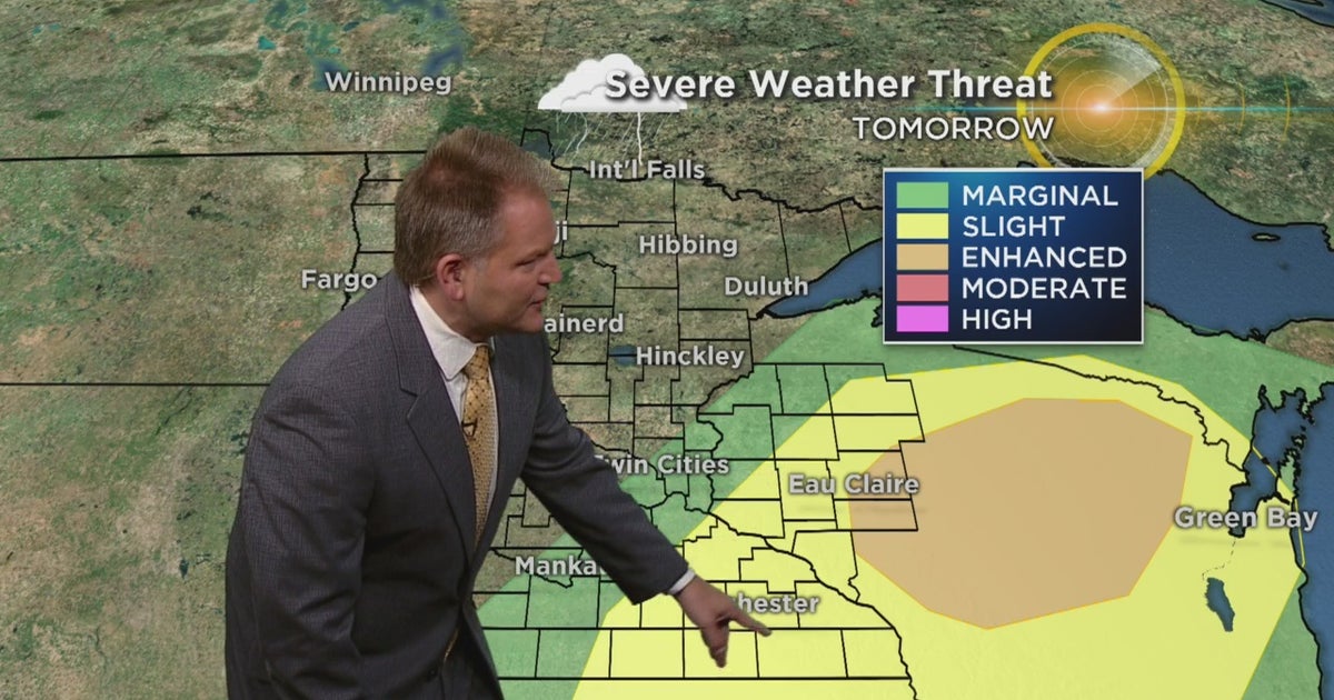 Highs In The 70s Expected Wednesday, Severe Storms Possible - CBS Minnesota