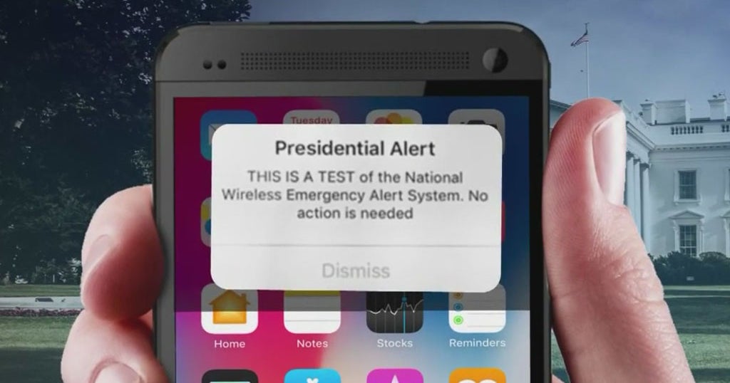 Nationwide Test Today Of Presidential Alert CBS Miami