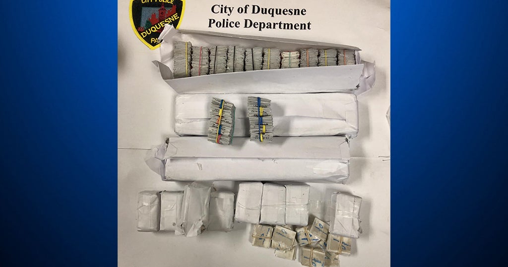 Duquesne Police Seize 2,000 Bags Of Heroin, Cash CBS Pittsburgh