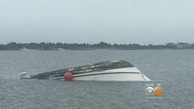 Boat capsizes off Fire Island 