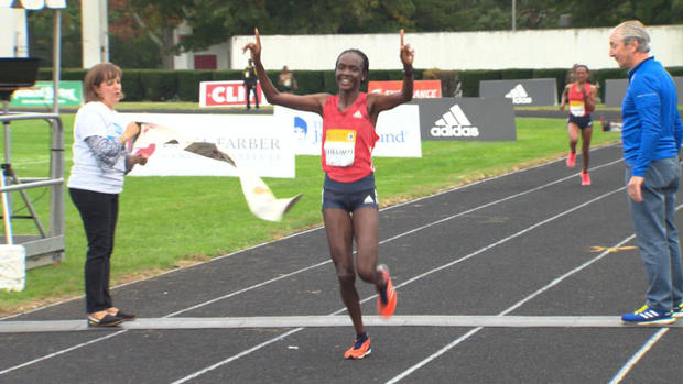 Joan Chelimo BAA Half Marathon womens winner 