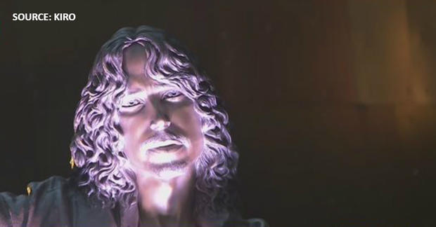 Chris Cornell statue in Seattle. (SOURCE: KIRO) 