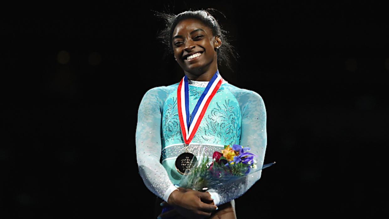 Olympic Star Biles Leads Team USA At World Championships - CBS Texas