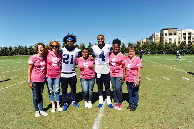 Dallas Cowboys Football Team Breast Cancer Awareness 3x5 Flag cheerleaders  komen