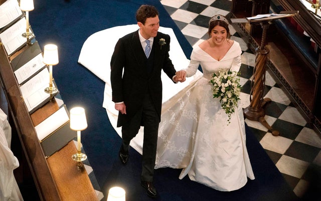 BRITAIN-ROYALS-WEDDING-EUGENIE-CEREMONY 