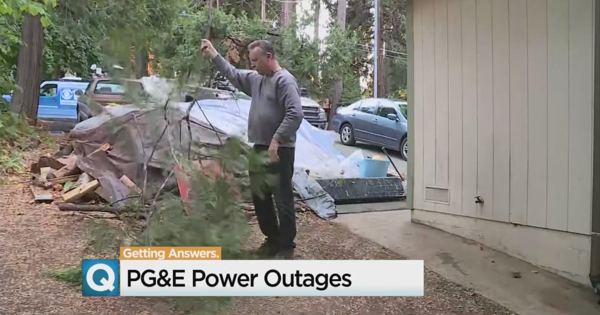 Thousands Still Without Power After PG&E Preemptive Move - CBS Sacramento