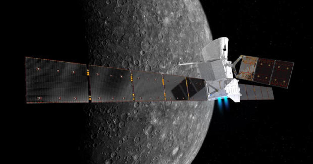 Сондата заснема зашеметяващи близки гледки на пейзажа на Меркурий