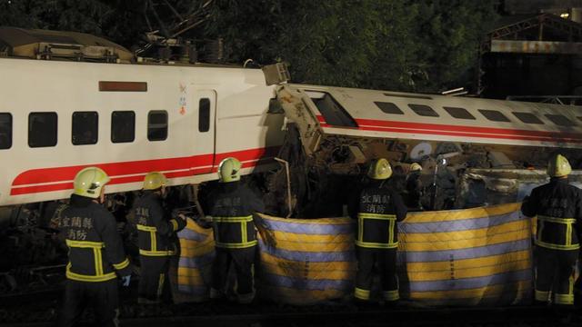 TAIWAN-RAIL-ACCIDENT 