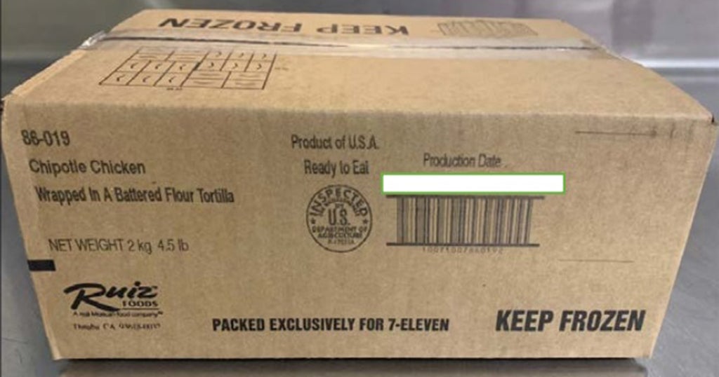 2.4 Million Pounds Of Taquitos Recalled Due To Possible Salmonella