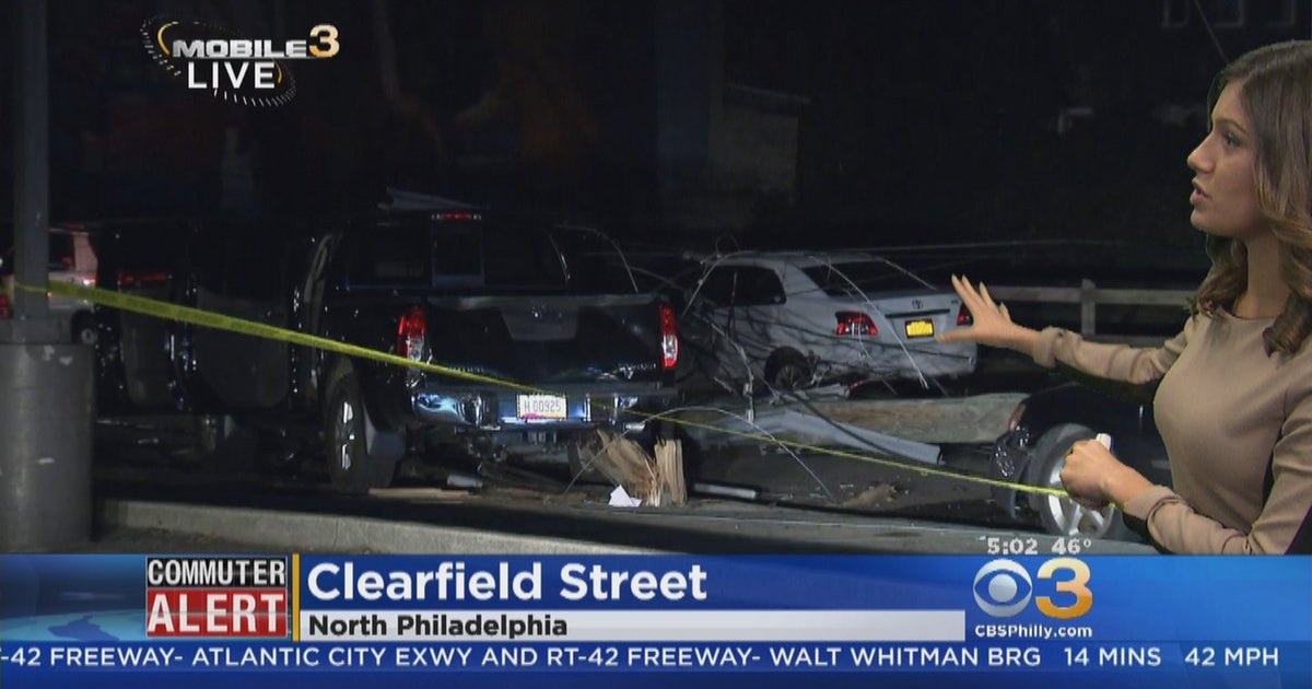 Car Crashes Into Pole In North Philadelphia, Knocking Power Out In ...