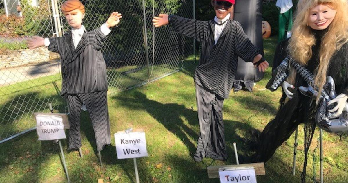 'What's Scarier Than A Politician?' Wilmette Man's Halloween Lawn