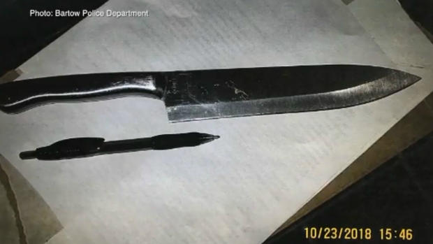 Bartow Middle School plot knife 