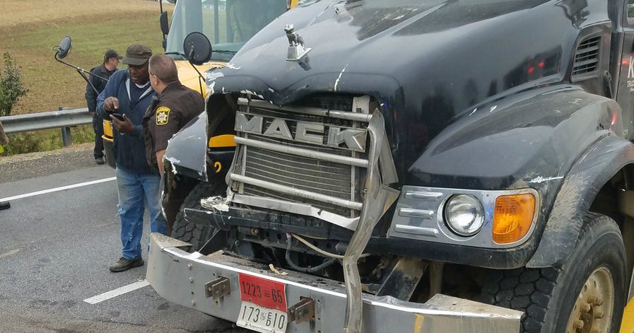 13 Students Injured After School Bus Involved In Crash With Dump Truck ...