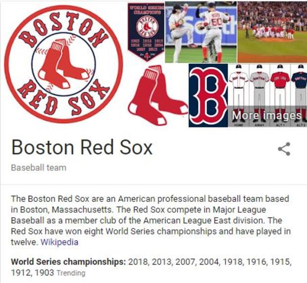 Google Red Sox 