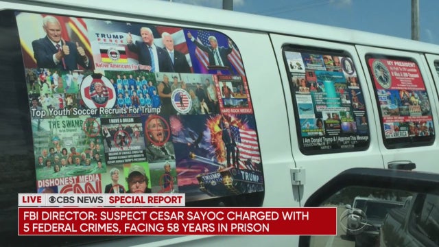 Image Of Cesar Sayoc's Van In Florida 
