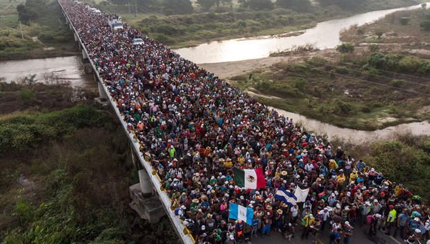 Migrant caravan in Mexico 