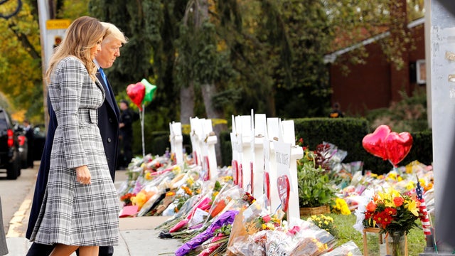U.S. President Trump visit Tree of Life synagogue following shooting in Pittsburgh, Pennsylvania 