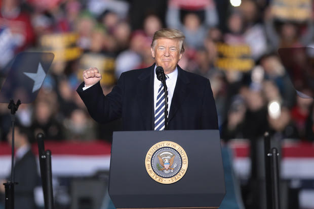 President Trump Holds Rally In Columbia, Missouri 