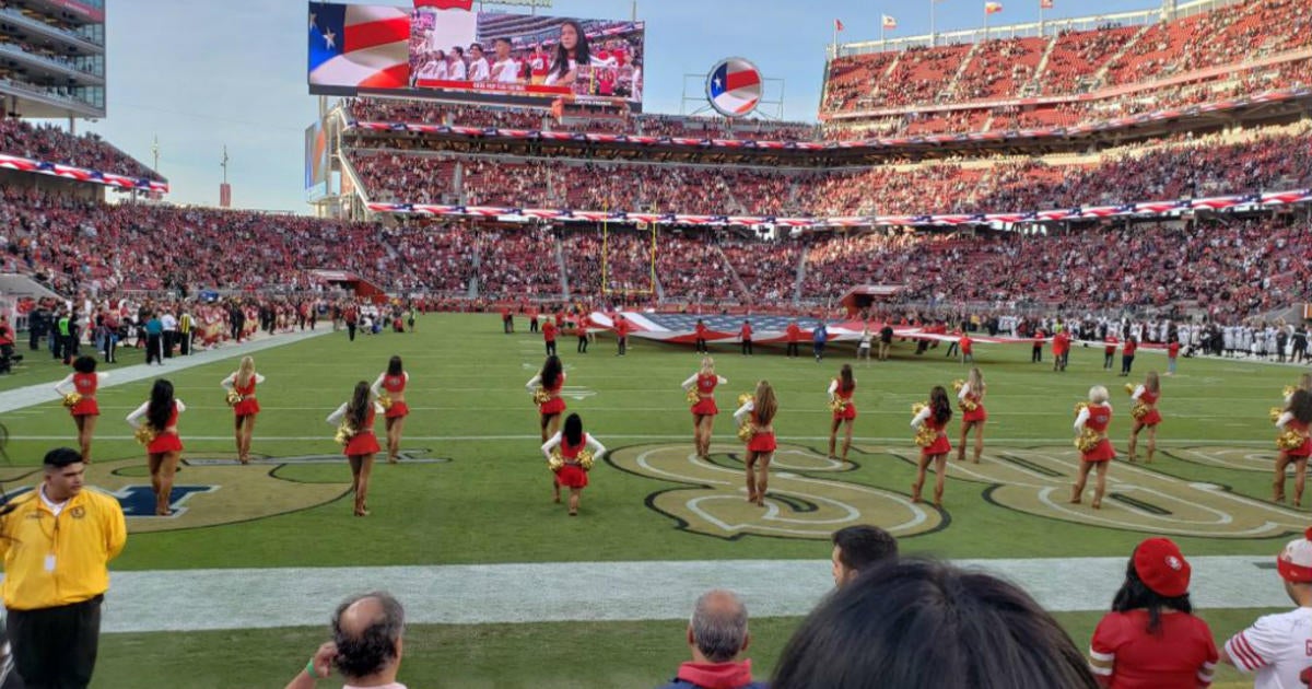 49ers-stay-mum-on-gold-rush-cheerleader-s-anthem-protest-cbs-san