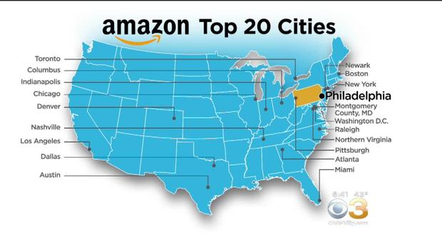 amazon philadelphia cities list 