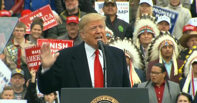Trump rallies supporters in Montana CBS News