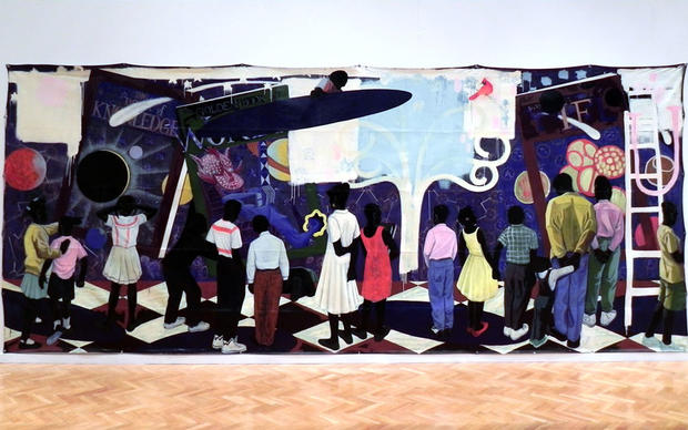 "Knowledge and Wonder" By Kerry James Marshall 